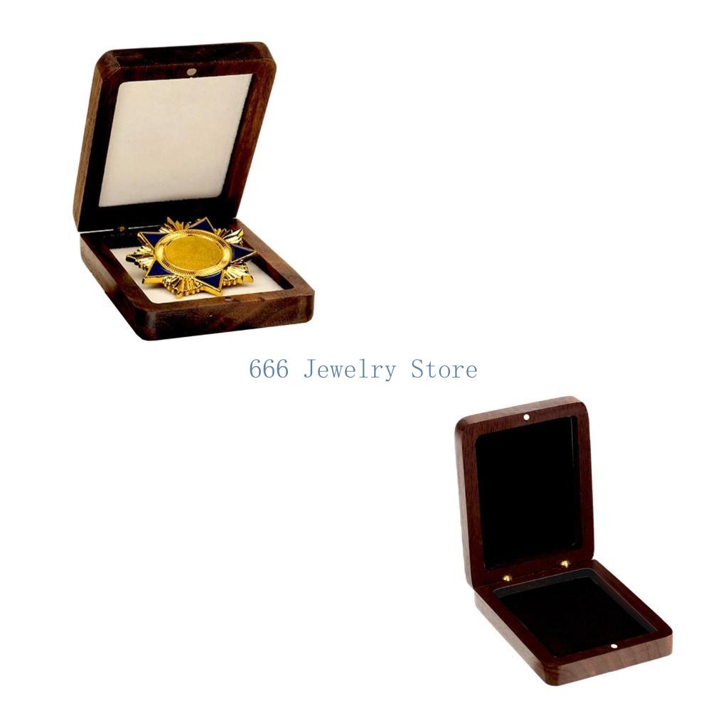 Collectors Coins Jewelry & Watches Of Smithtown Photos - F2TD حامل شارة خشبية حامل ميداليات