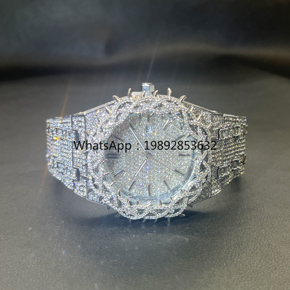 Jewelry Watches For Men - ساعات MISSFOX الأنيقة المرصعة بالألماس الكامل