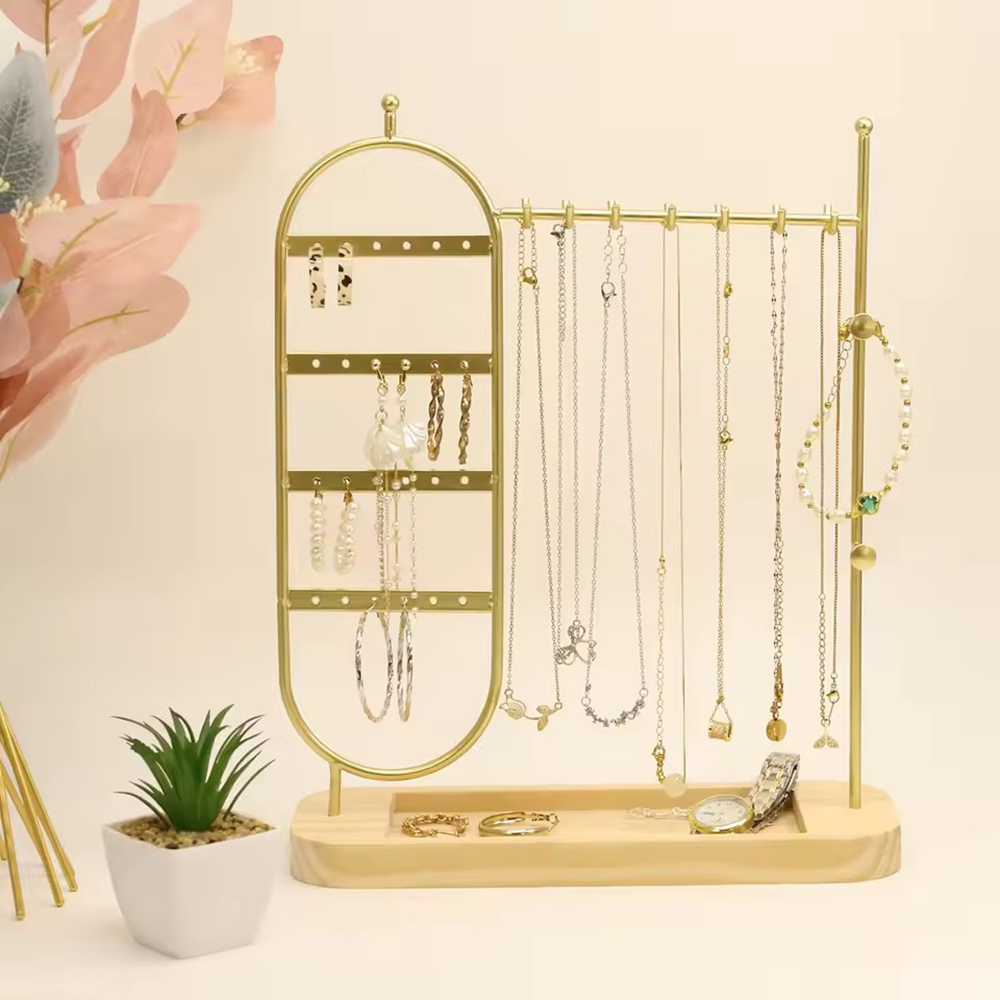 رف مجوهرات بقاعدة من الخشب الص - مراجعة Jewelry Stores With Watches وسعره
