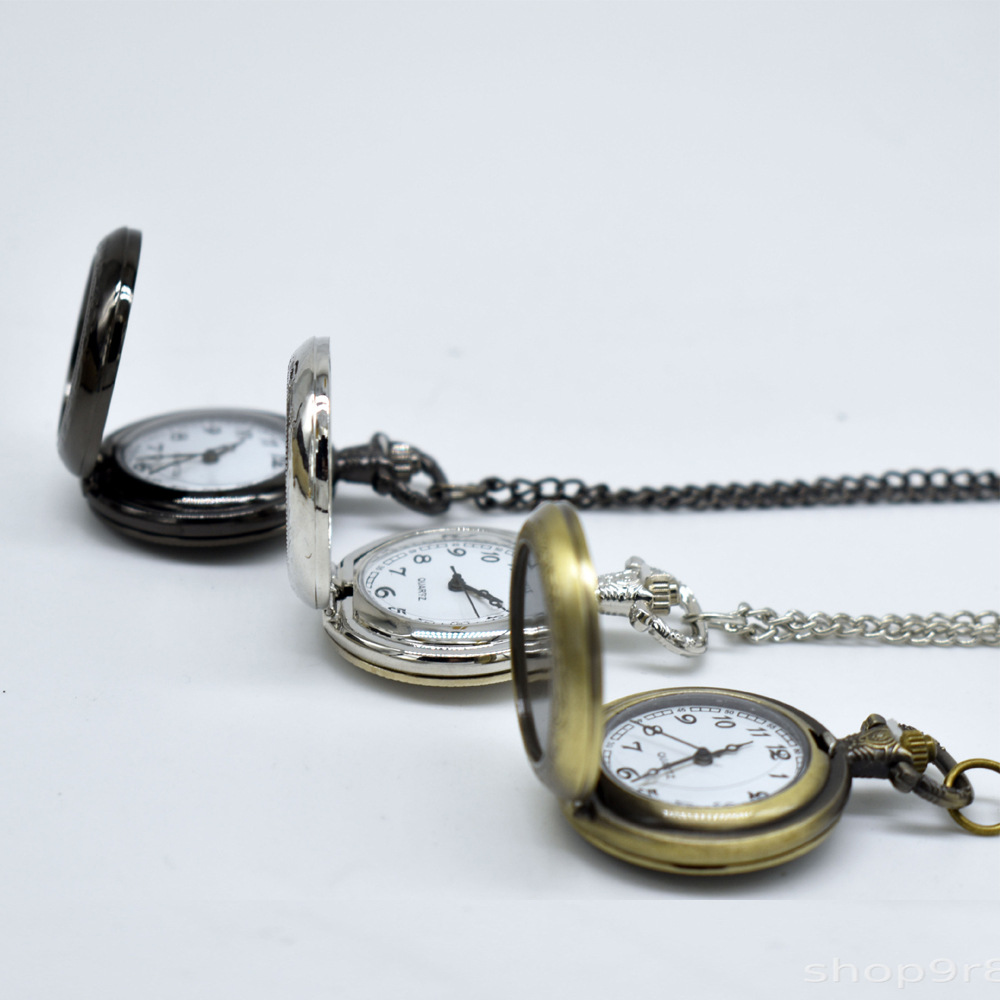 قلادة ساعة جيب معدنية عتيقة مخ - مراجعة Jewelry Watches For Men وسعره