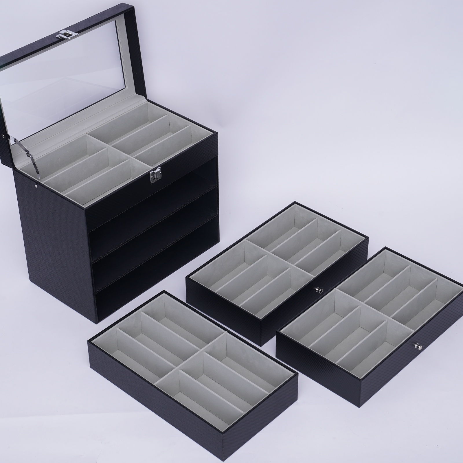 صندوق عرض وتخزين للنظارات، منظ - مراجعة Jewelry Box That Holds Watches وسعره