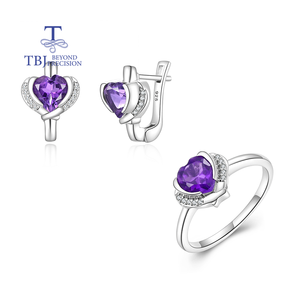 مجموعة خواتم وأقراط فضية عصرية - مراجعة Birthstone Ring Set وسعره