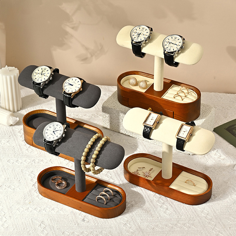 Oirlv خشب متين ساعة منظم الرف  - مراجعة Jewelry Box That Holds Watches وسعره