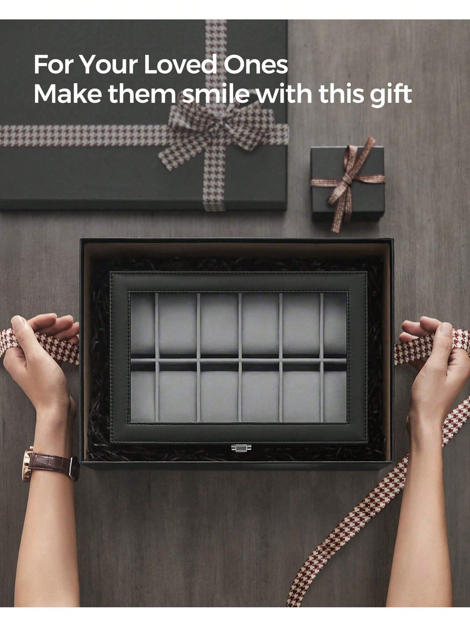 صندوق ساعات بـ 12 فتحة قابل لل - مراجعة Jewelry Box That Holds Watches وسعره