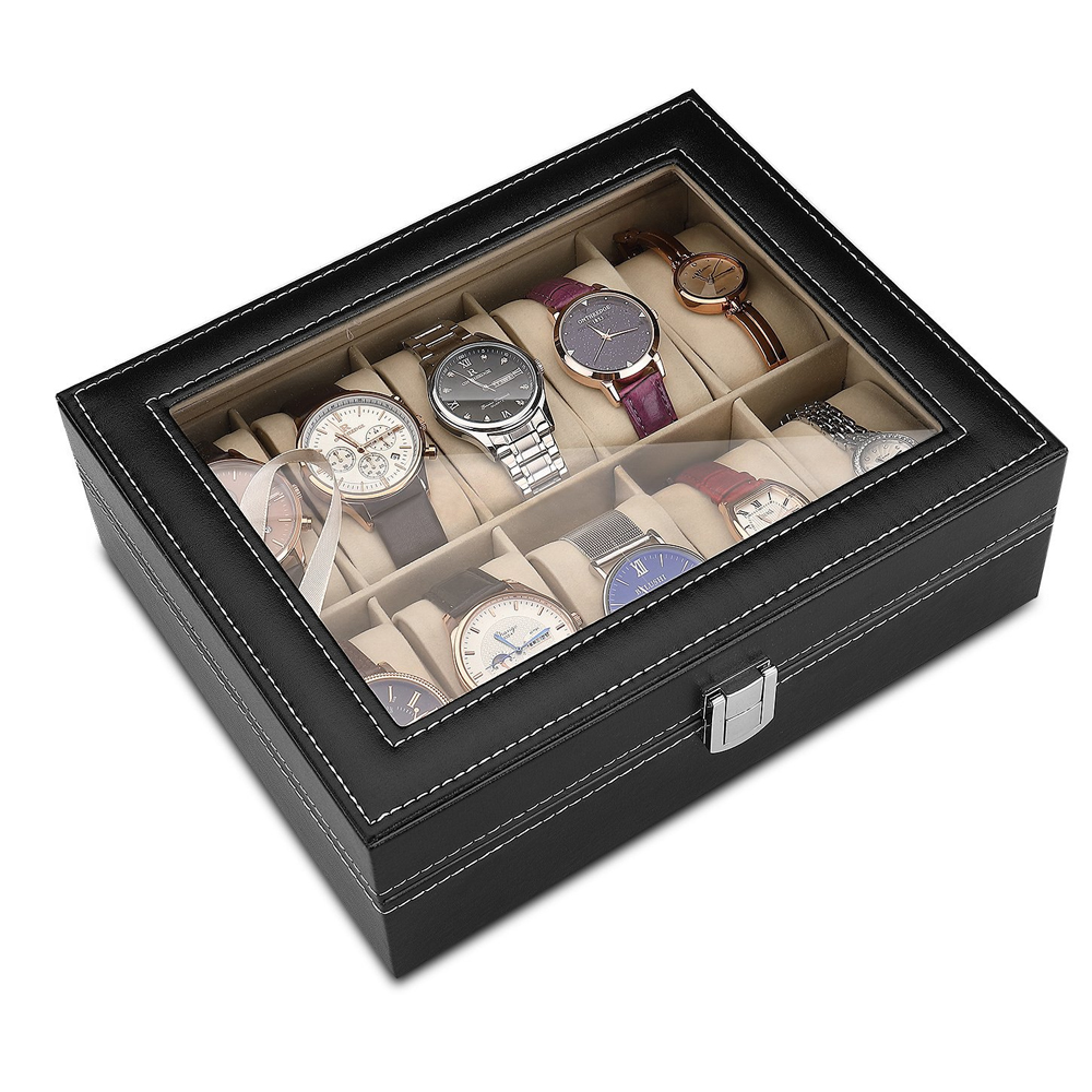 حافظة جلدية PU مع وسادة ناعمة  - مراجعة Best Jewelry Watches For Men وسعره
