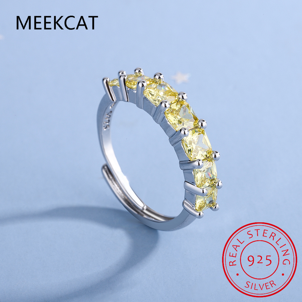 خاتم فضة استرليني عيار 925 بحج - مراجعة Birthstone Ring Set وسعره