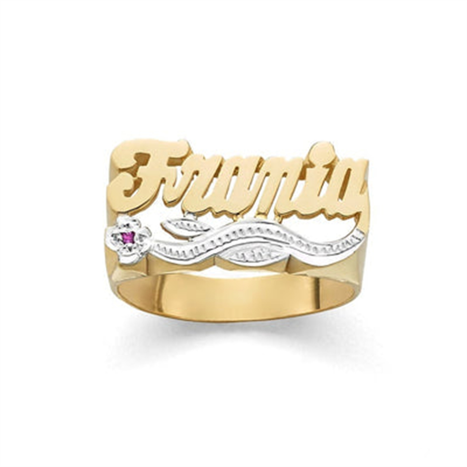 خاتم مخصص ثلاثي الأبعاد بلونين - مراجعة Birthstone Ring Set وسعره