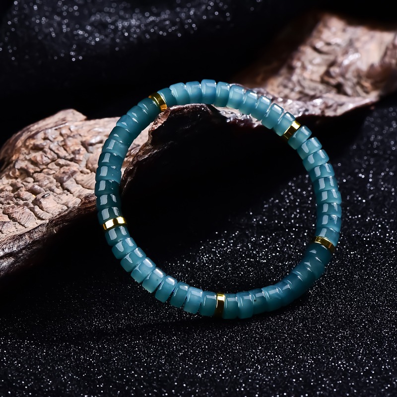 سوار من خرز اليشم الطبيعي الأز - مراجعة Jewelry & Watches Review وسعره