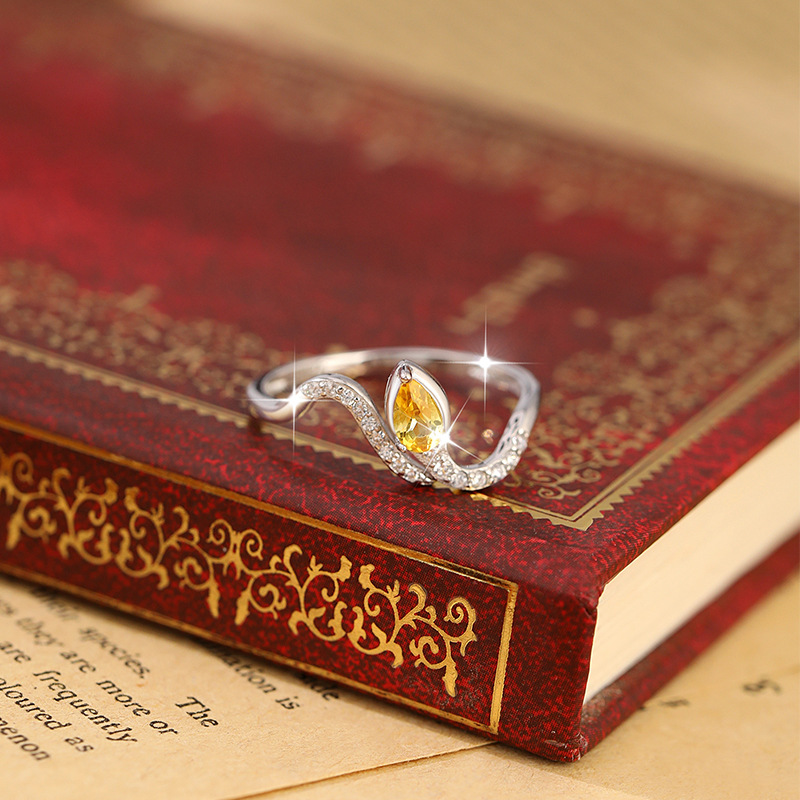 خاتم زفاف من الفضة الإسترلينية - مراجعة Birthstone Ring Set وسعره