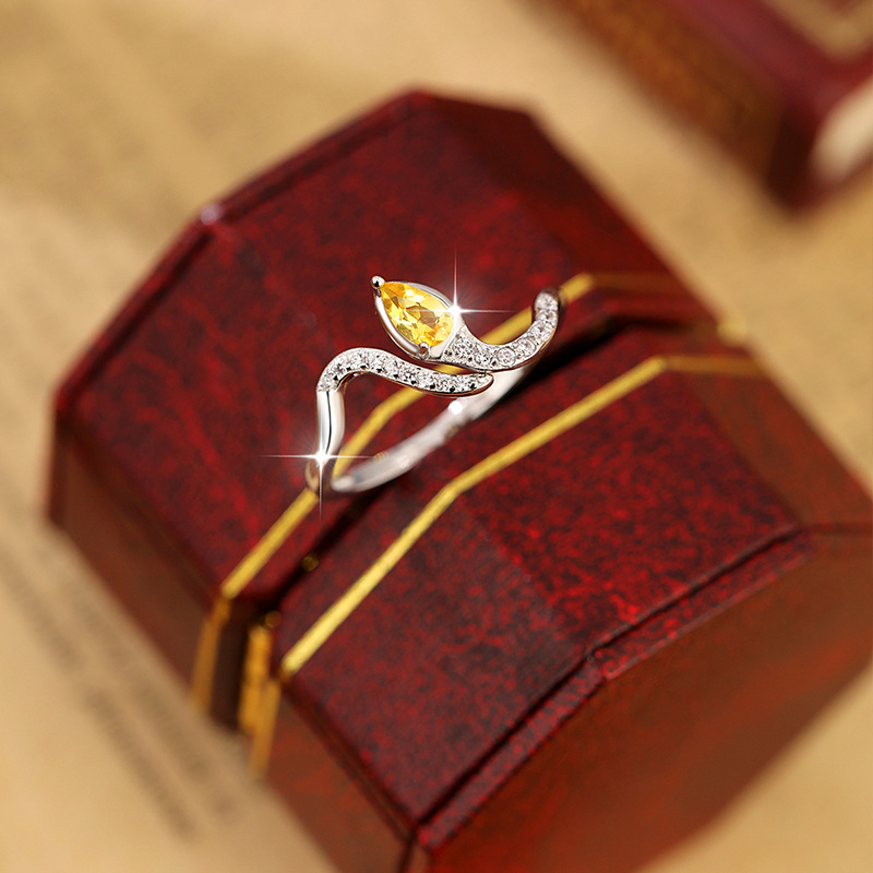 خاتم زفاف من الفضة الإسترلينية - مراجعة Birthstone Ring Set وسعره