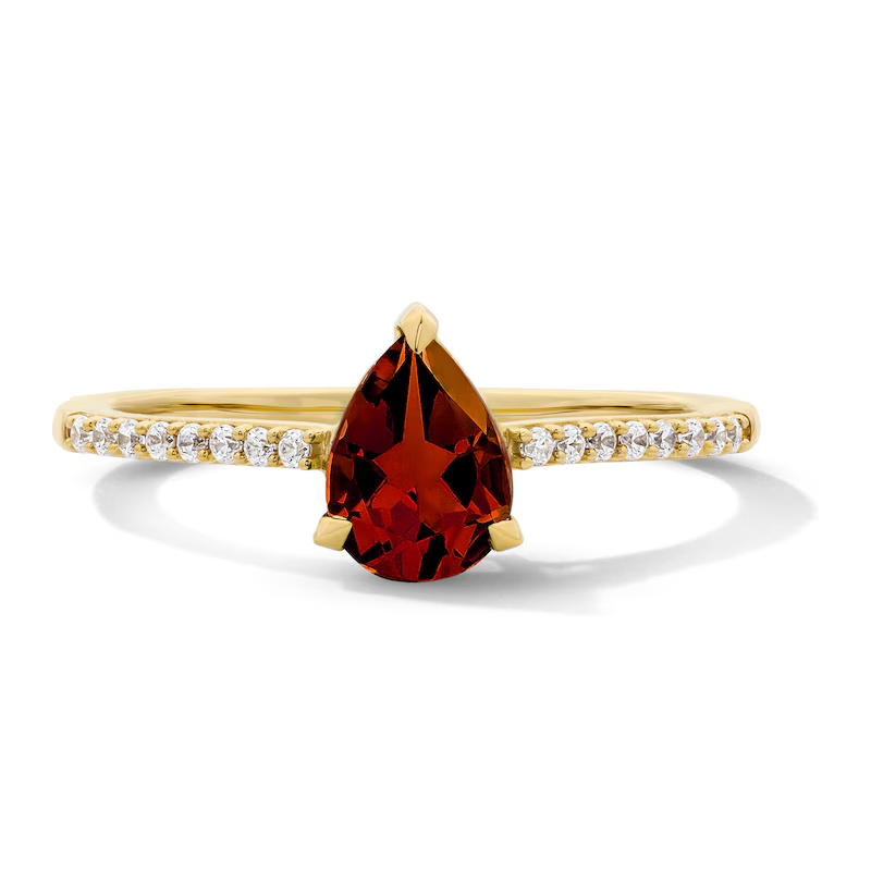 خاتم حجر الميلاد المخصص، مرصع  - مراجعة Birthstone Ring Set وسعره