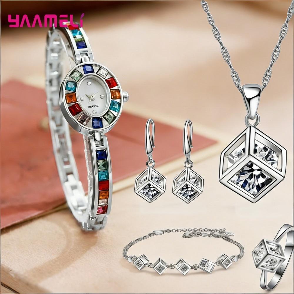 طقم مجوهرات فاخر من الفضة الإس - مراجعة Best Jewelry Watches For Men وسعره