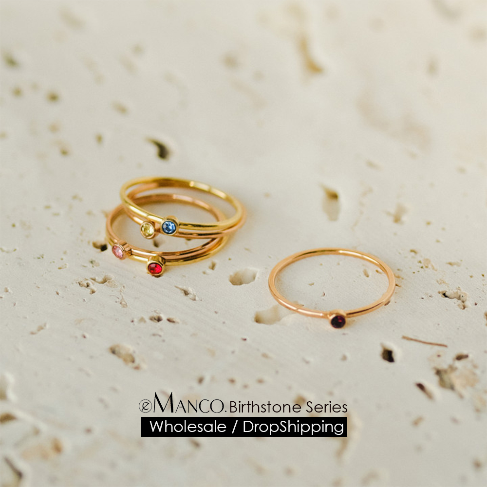 خاتم إيمانكو بـ 12 لونًا من أح - مراجعة Birthstone Ring Set وسعره
